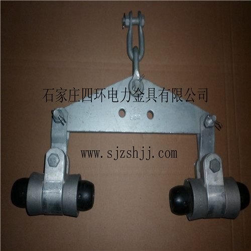 地线双挂点预绞式悬垂线夹